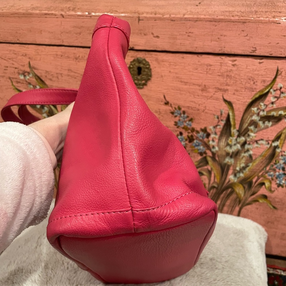 See By Chloé Hot Pink Leather Tote Shoulder Bag - Picture 7 of 13